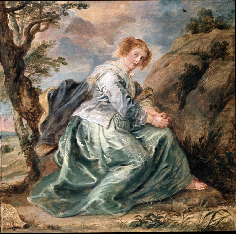 Agar no deserto - Peter Paul Rubens