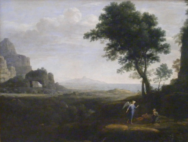Agar e Ismael no deserto - Claude Lorrain