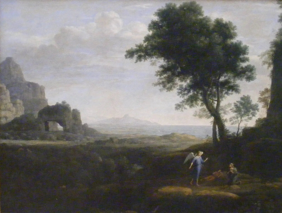 Agar e Ismael no deserto - Claude Lorrain