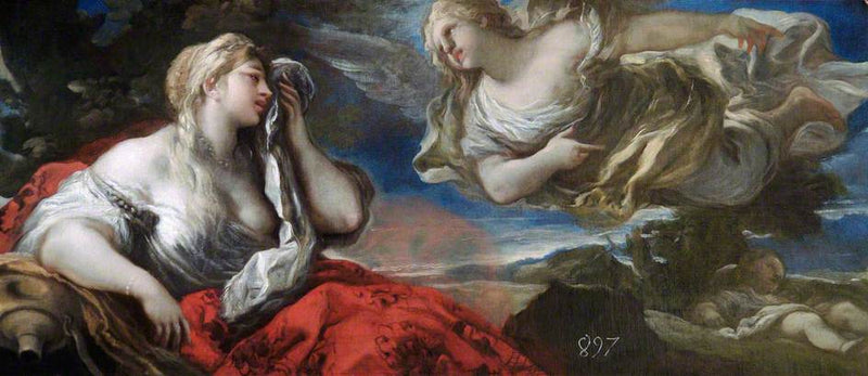 Agar e Ismaël no deserto - Luca Giordano