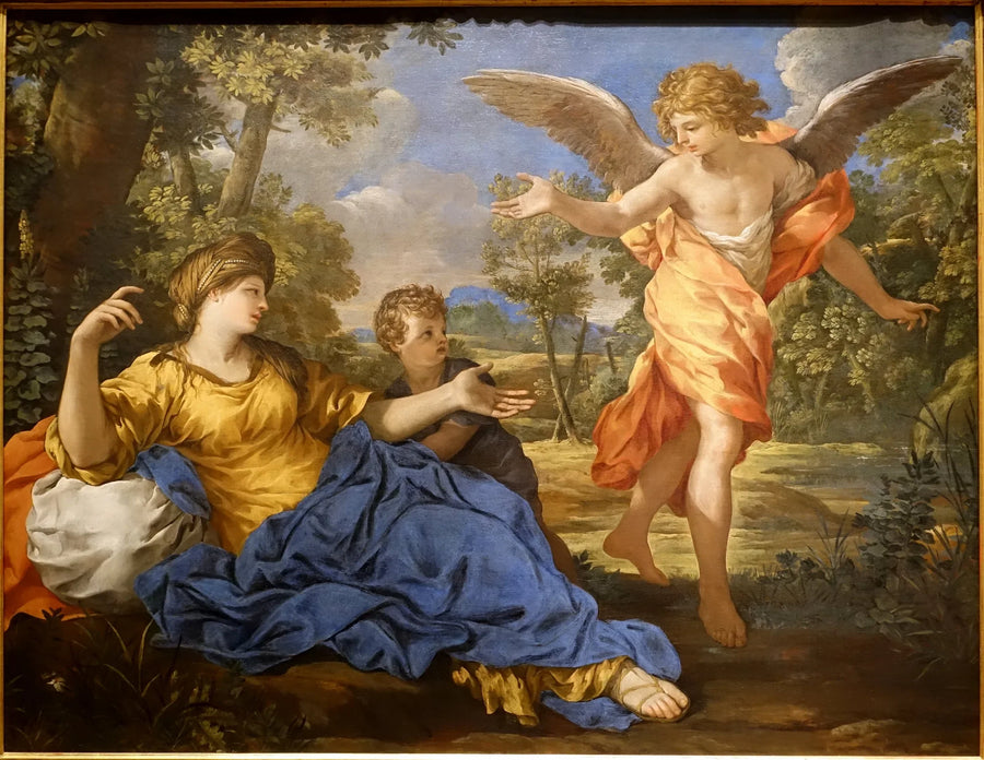 Agar e o anjo - Pietro da Cortona
