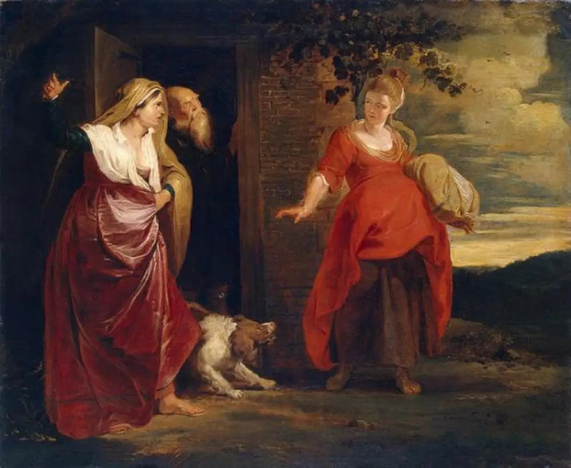 Agar deixa a casa de Abraão - Peter Paul Rubens