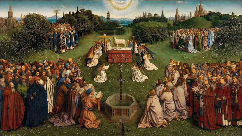 Agneau mystique - Hubert van Eyck