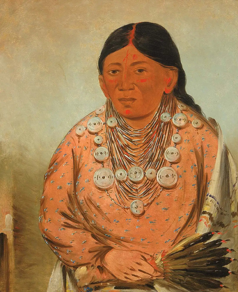A'h-tee-wát-o-mee, uma mulher - George Catlin