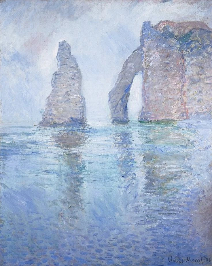 A Agulha e o Portão a Baixo W1042 - Claude Monet