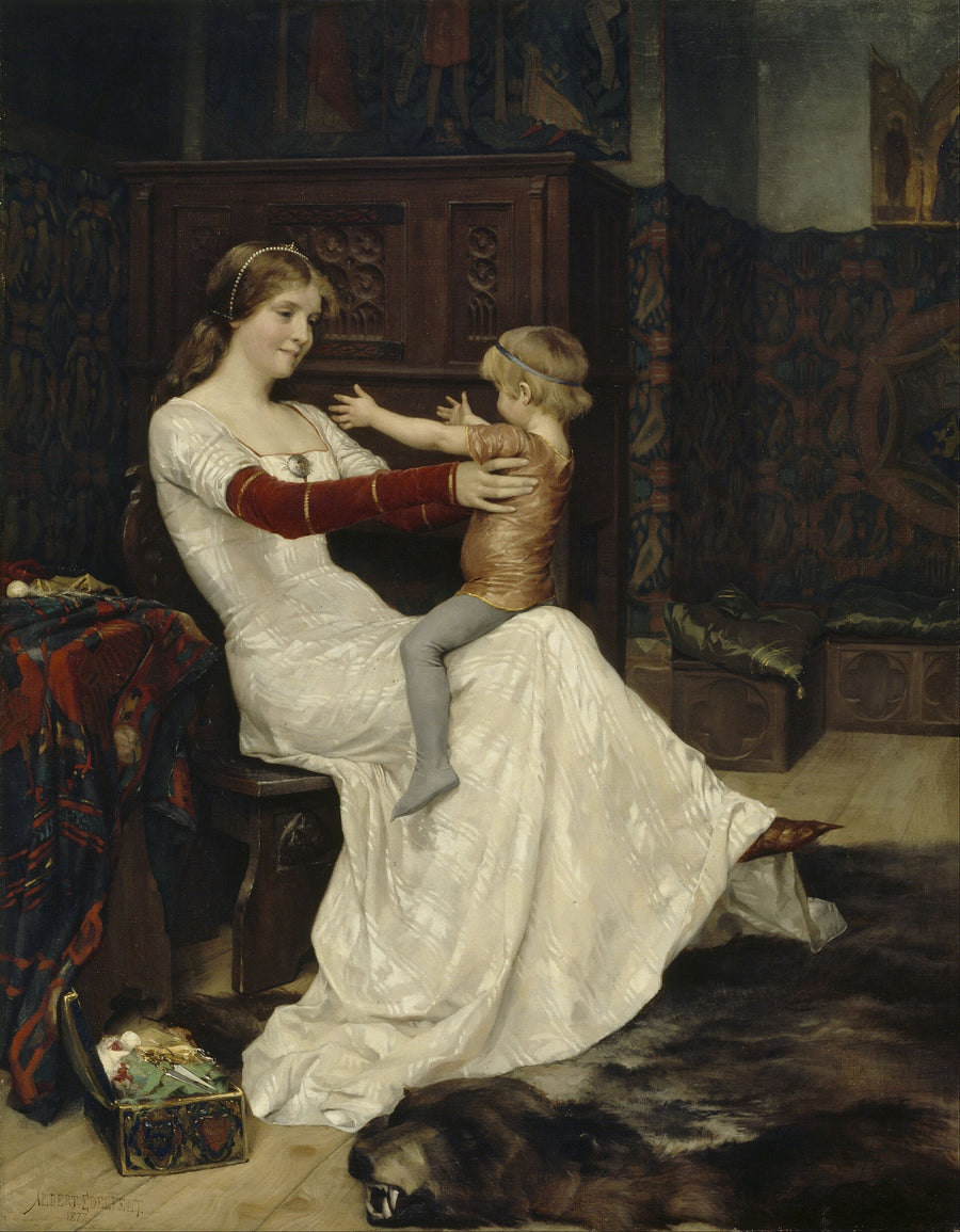 La Reine Blanche - Albert Edelfelt