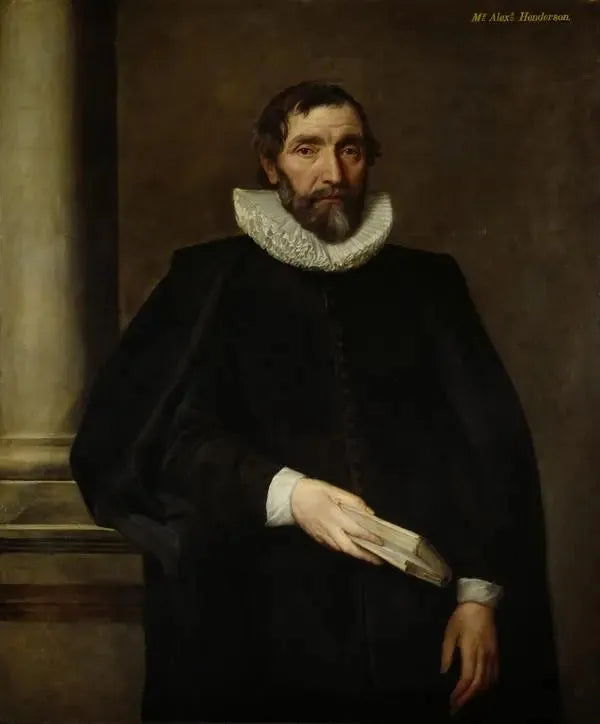 Alexander Henderson, circa 1583 - 1646. Teólogo e diplomata presbiteriano - Antoine van Dyck