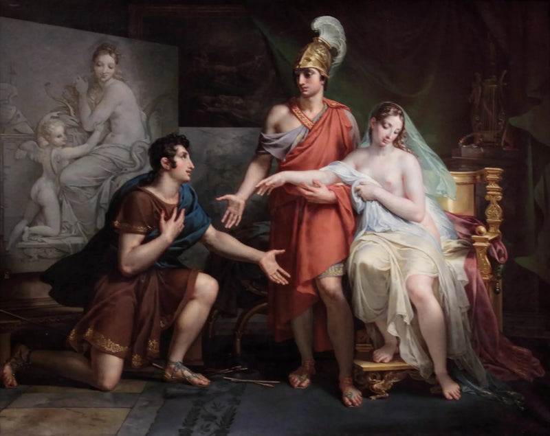 Alexandre o Grande cedendo Campaspe a Apelle - Charles Meynier