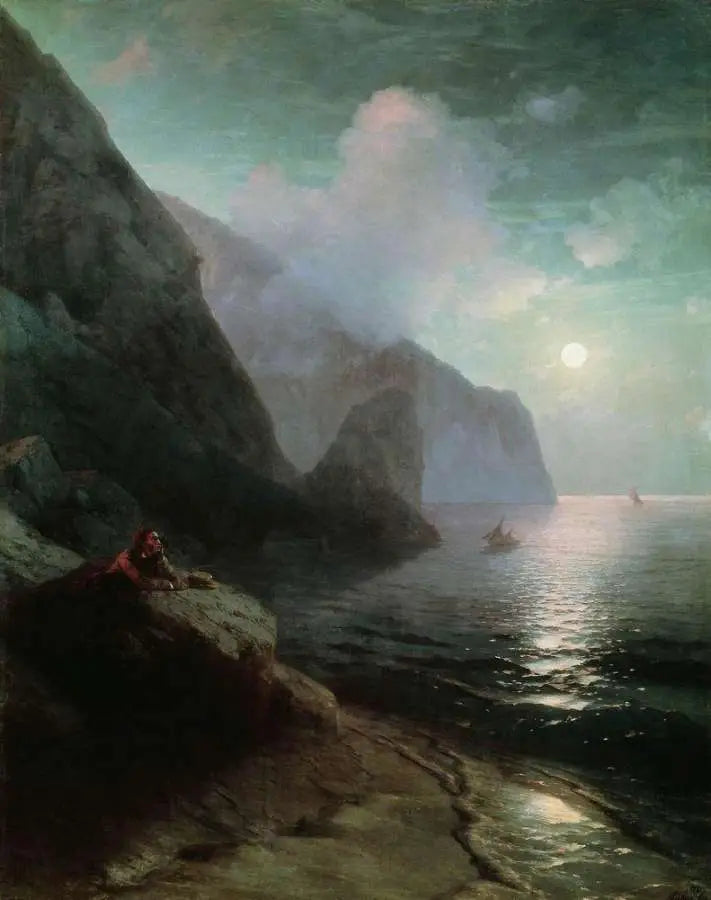 Alexandre Pouchkine na Crimeia - Ivan Aivazovsky