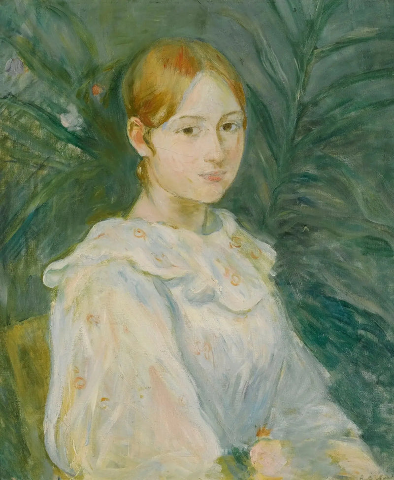 Alice Gamby em busto - Berthe Morisot