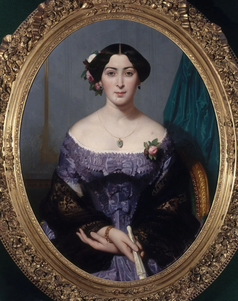 Alice Ozy (1820-1893), artiste dramatique - Amaury-Duval
