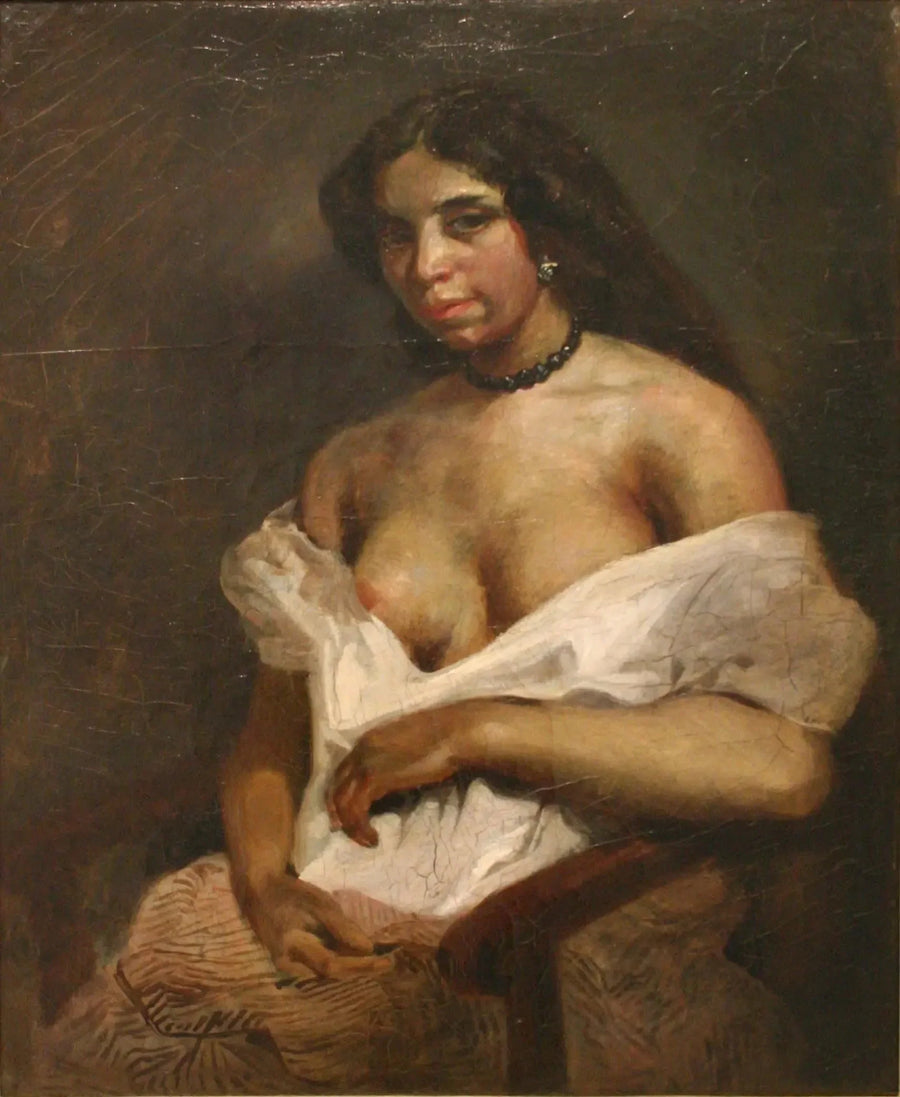 Aline a mulata - Eugène Delacroix