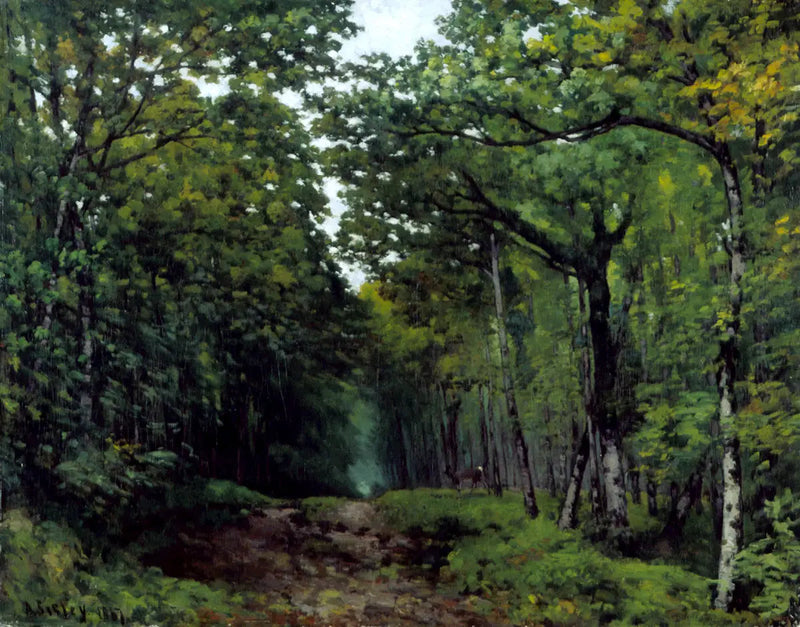 Alamedas de castanheiros perto de La Celle Saint-Cloud - Alfred Sisley