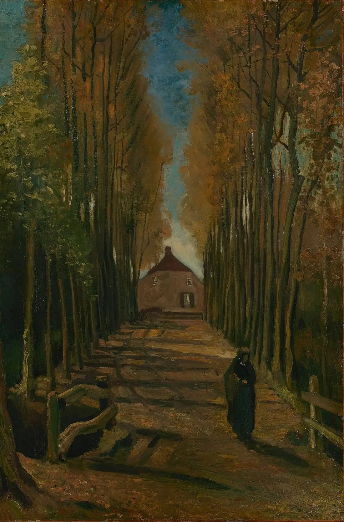 Alameda dos Choupos no Outono - Vincent van Gogh