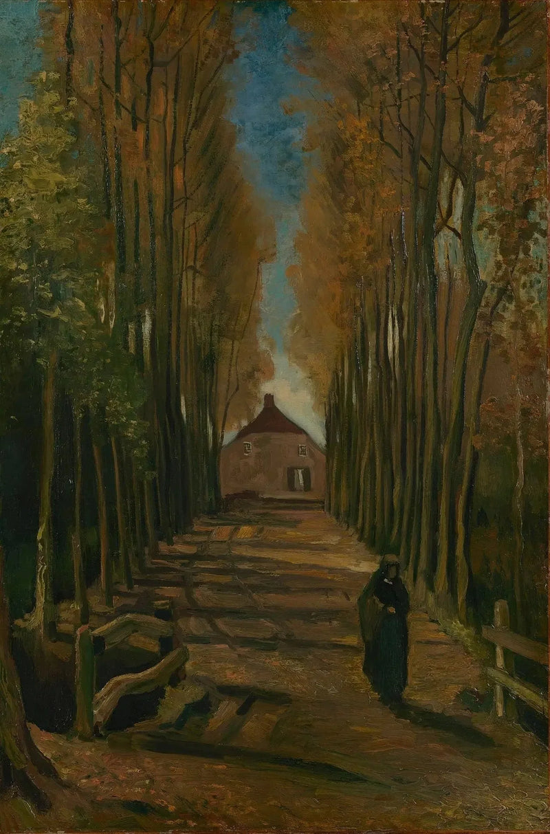 Alameda dos Choupos no Outono - Vincent van Gogh