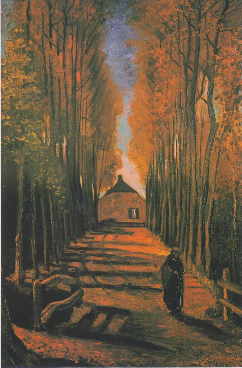 Alameda dos Choupos no Outono - Vincent van Gogh