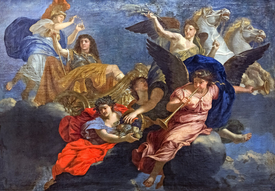 Allégorie à la gloire de Louis XIV - Charles Le Brun