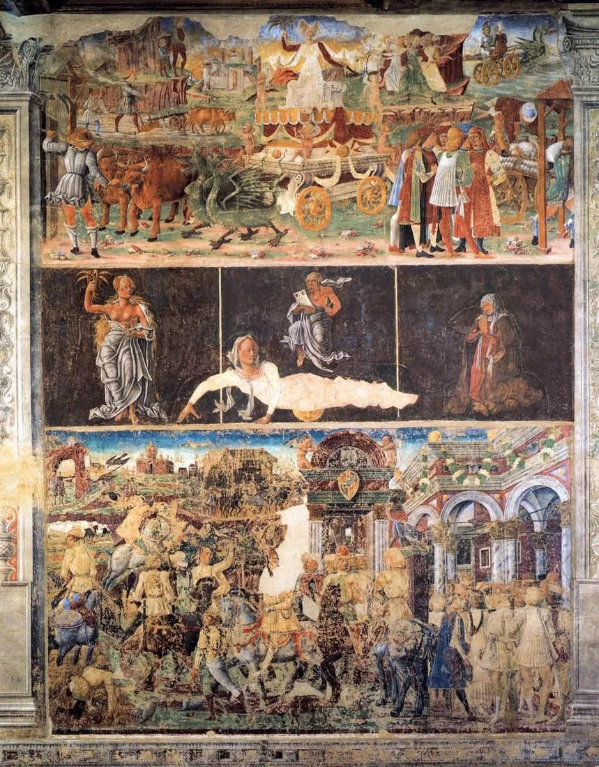 Allegoria de agosto: O triunfo de Ceres - Cosmé Tura