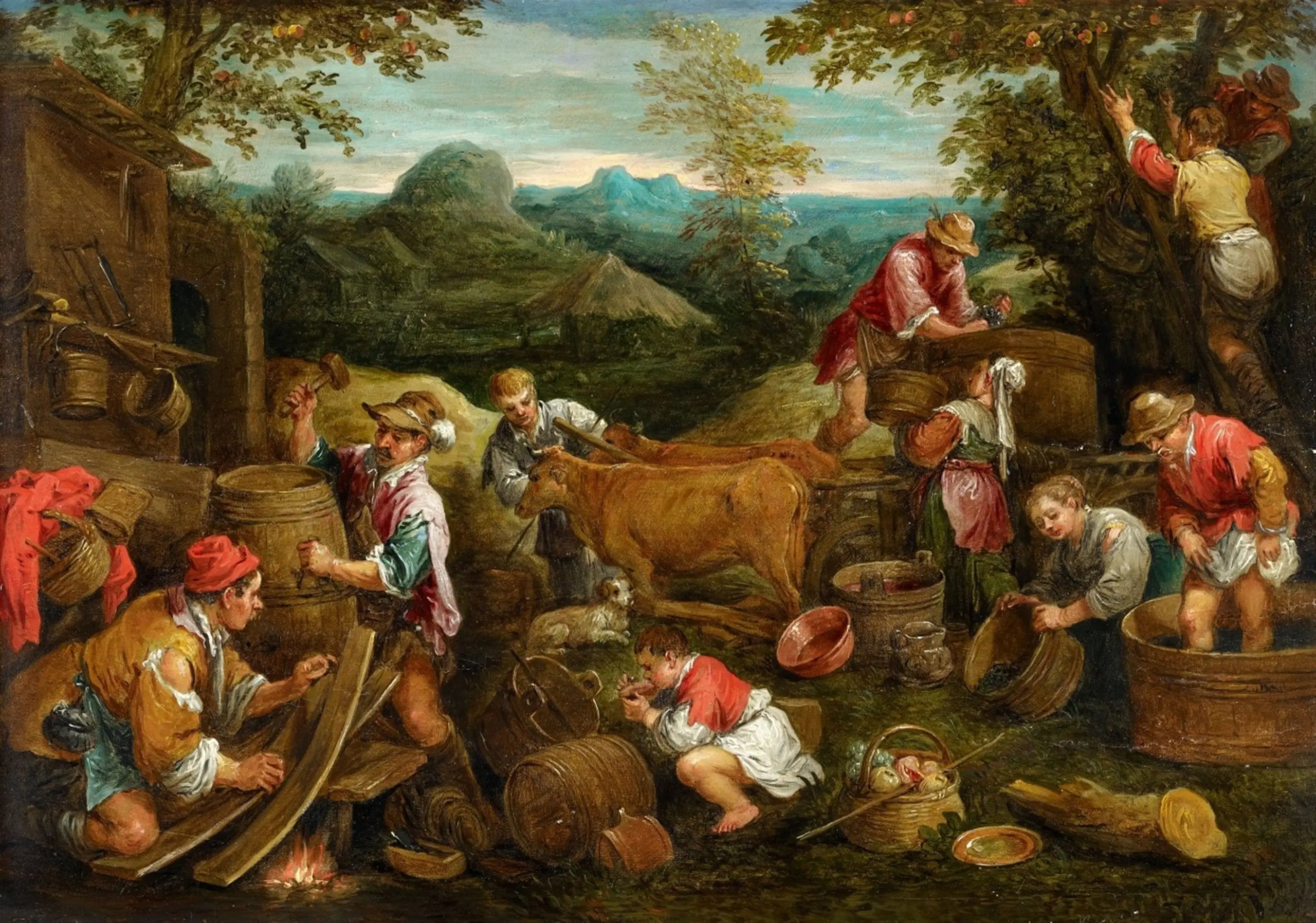 Allégorie de l’automne - David Teniers le Jeune - Alpha Reproduction