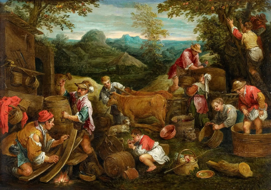 Alegoria do Outono - David Teniers Júnior