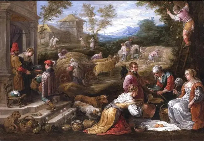 Allegoria do verão - David Teniers, o Jovem