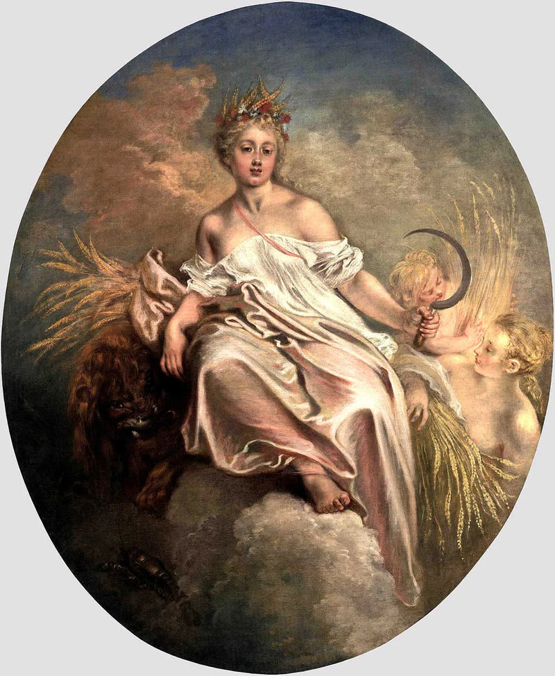 Allegoria do Verão sob os traços de Ceres - Antoine Watteau
