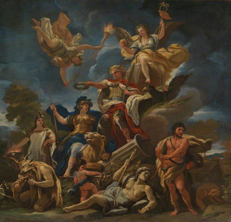 Allegoria da Força - Luca Giordano