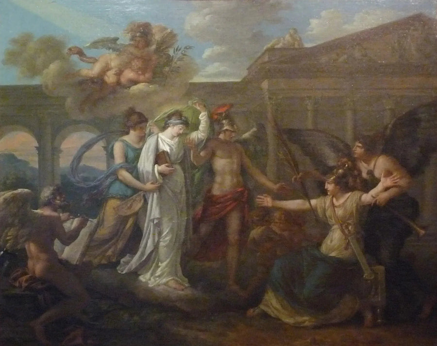 Alegoria da França acolhendo a Paz - Louis Jean François Lagrenée