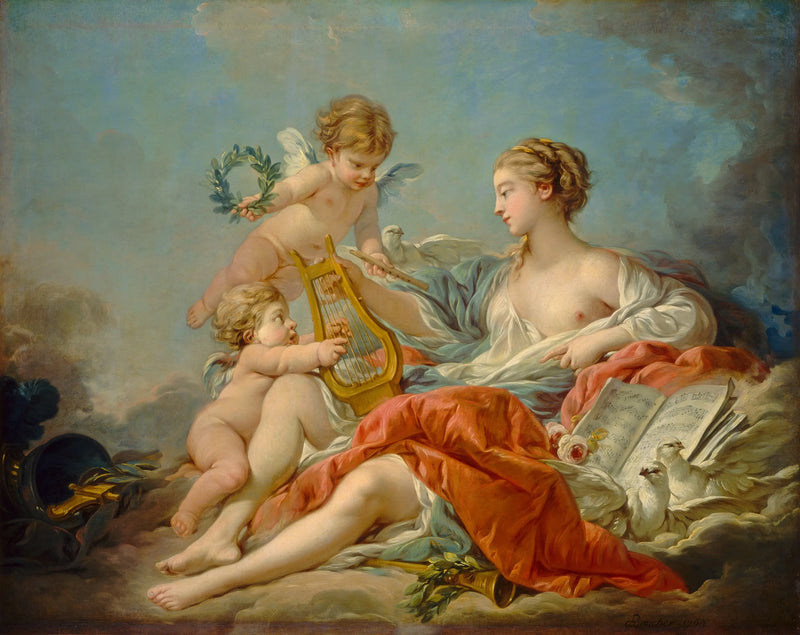 Alegoria da Música - François Boucher