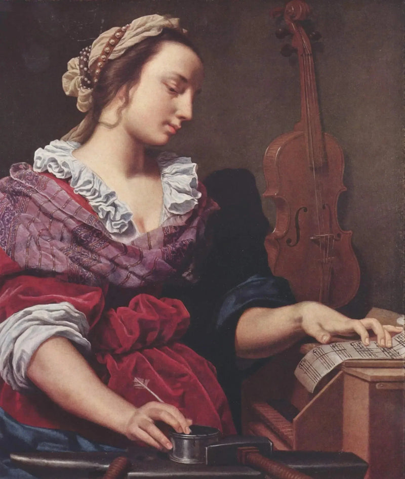 Allegoria da música - Lorenzo Lippi