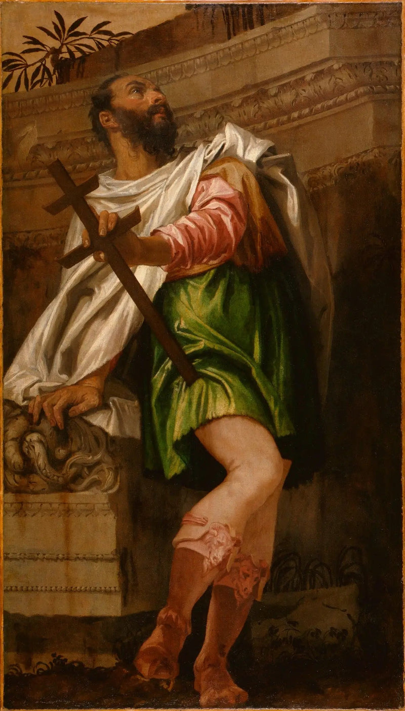 Alegoria da navegação com um bastão cruzado: Averróis - Paul Véronèse