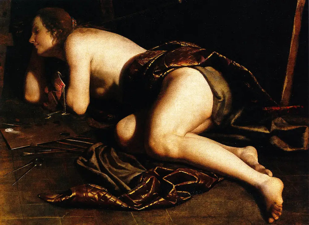 Allégorie de la Peinture - Artemisia Gentileschi - Alpha Reproduction