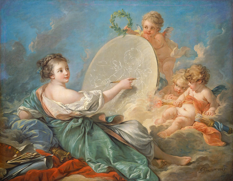 Alegoria da pintura - François Boucher