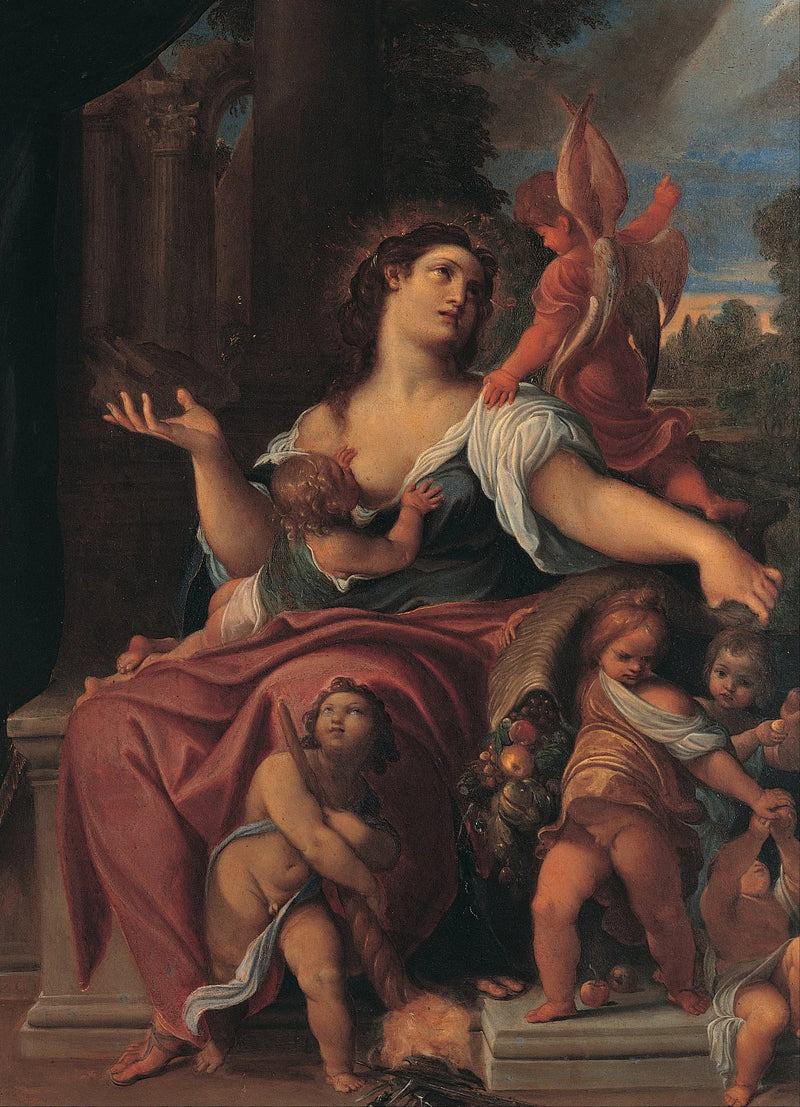 Allegoria da Providência - Ludovico Carracci
