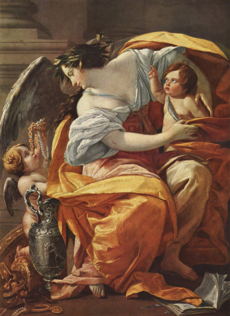 Allegoria da riqueza - Simon Vouet