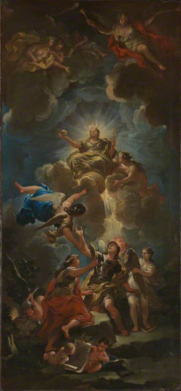 Allegoria da sabedoria divina - Luca Giordano
