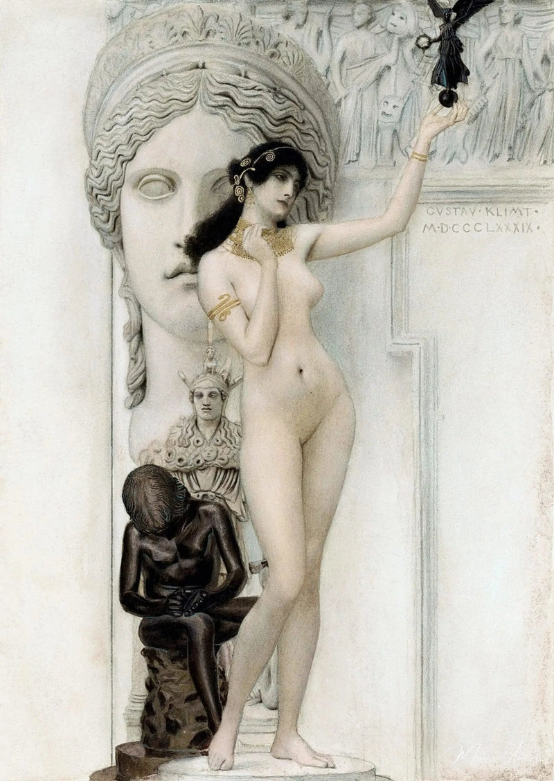 Alegoria da escultura - Gustav Klimt