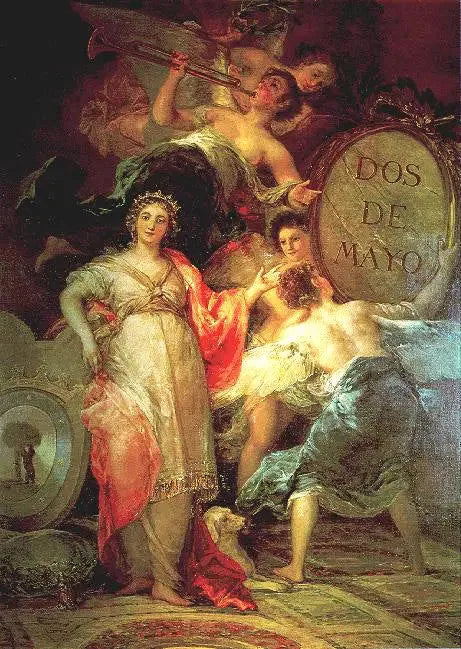 Alegoria da cidade de Madrid - Francisco de Goya