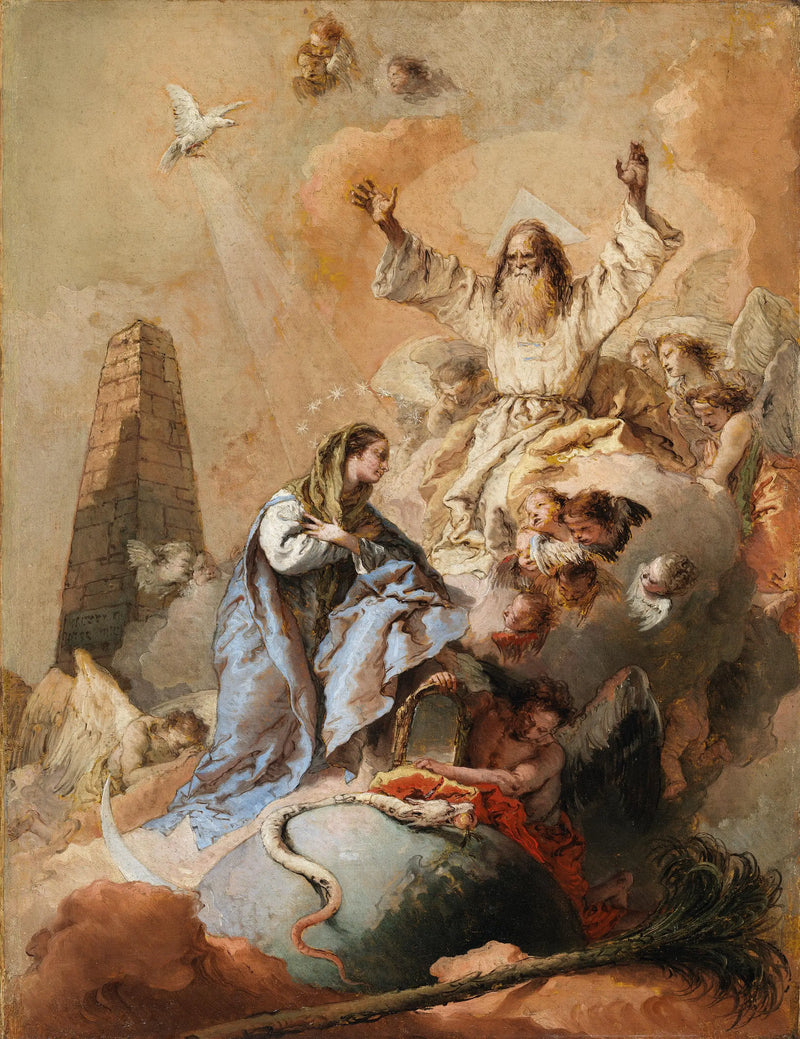 Alegoria da Imaculada Conceição - Giovanni Battista Tiepolo