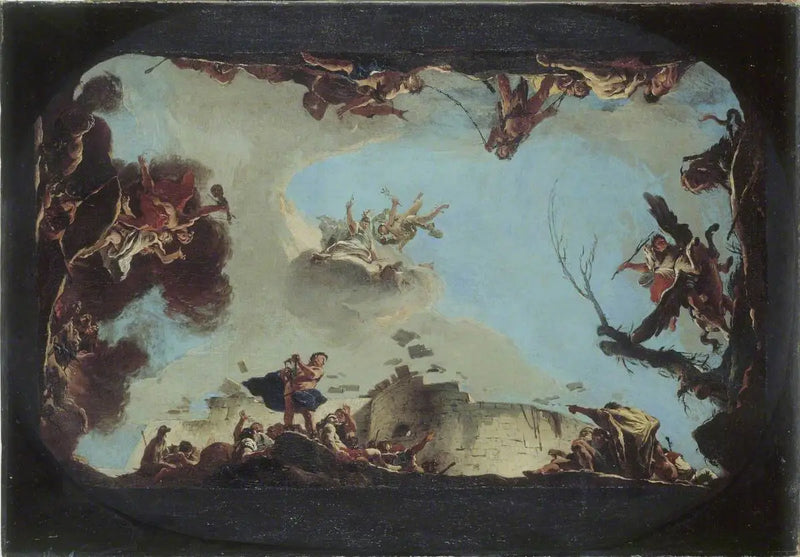 Alegoria do poder da eloquência - Giovanni Battista Tiepolo