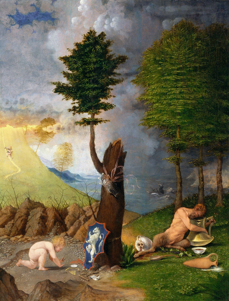 Allegoria do Vício e da Virtude - Lorenzo Lotto