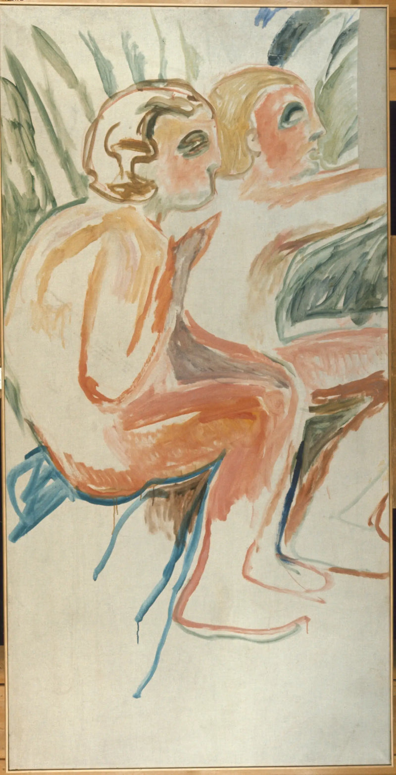 Alma Mater: duas crianças sentadas - Edvard Munch