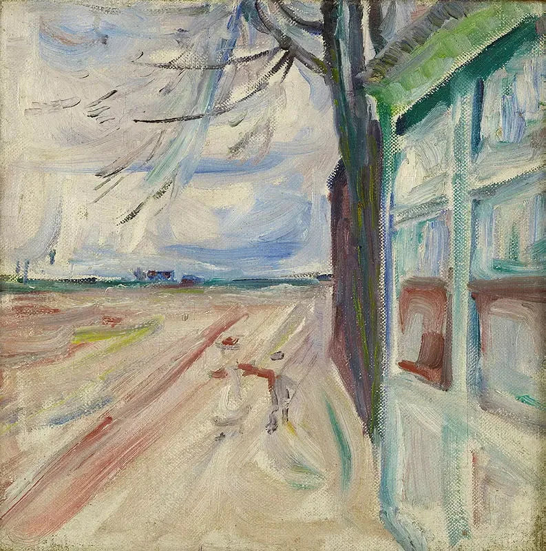 À Beira do Rio, Warnemünde - Edvard Munch