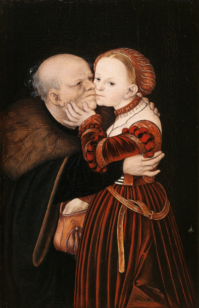 Amantes mal combinados - Lucas Cranach, o Velho