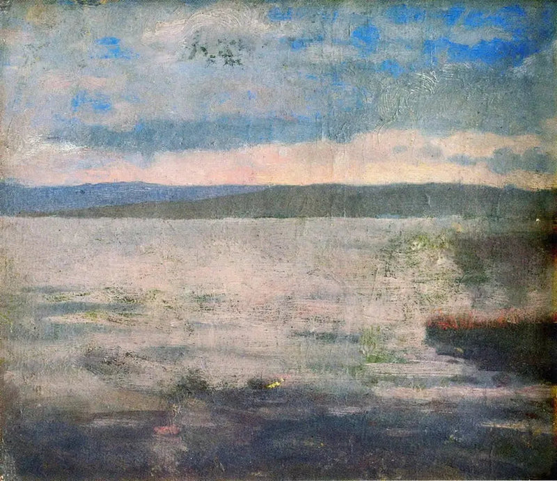 Ambiente de noite no mar - Edvard Munch