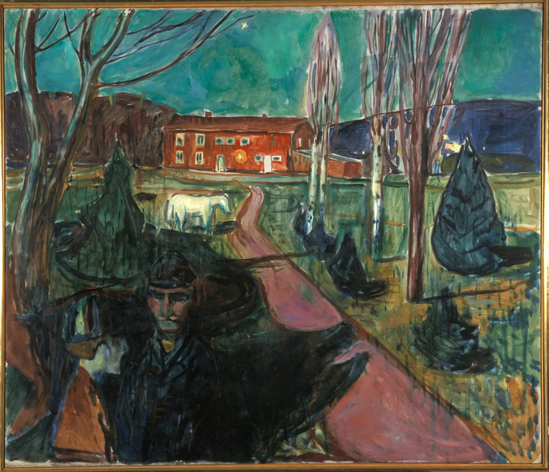 Ambiente de noite - Edvard Munch