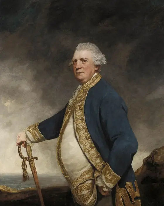 Amiral Augustus Keppel 1725-86 - Joshua Reynolds - Alpha Reproduction