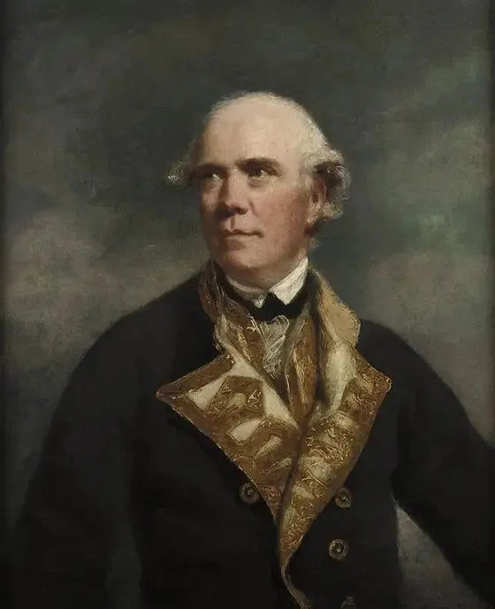 Almirante Samuel Barrington, 1729-1800 - Joshua Reynolds