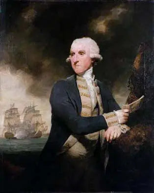 Amiral Lord Hood - Joshua Reynolds - Alpha Reproduction