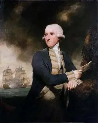 Amiral Lord Hood - Joshua Reynolds image 1 reproduction réalisée par Alpha Reproduction